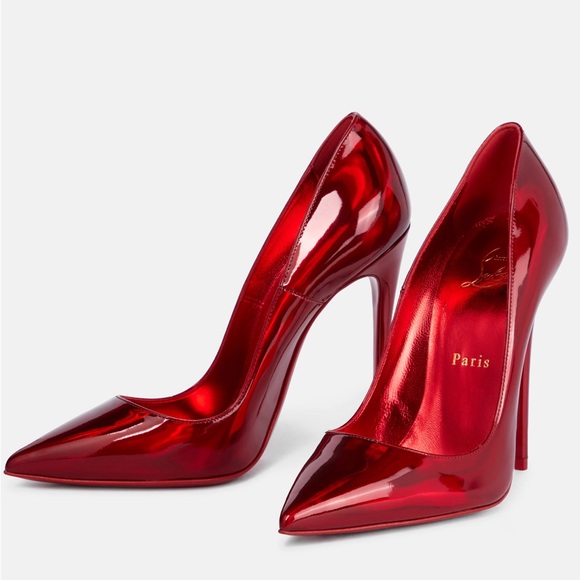 Christian Louboutin So Kate 120 patent leather red pump - Picture 4 of 11